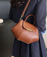 European And American Splicing Pumpkin Crossbody Bag